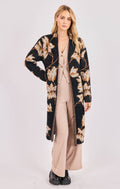 Emory Floral Intarsia Open Duster Cardi