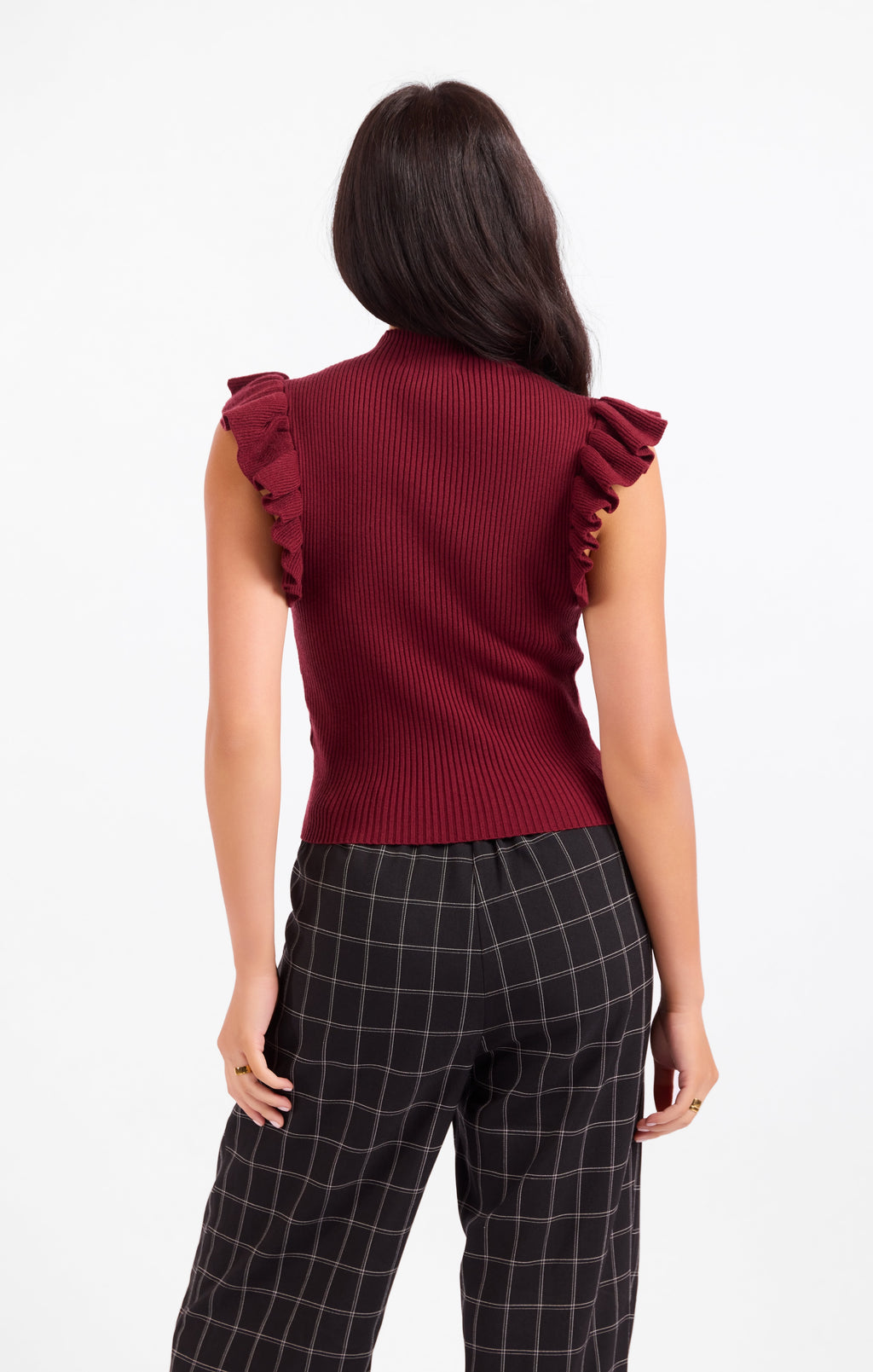 Tiffany Ruffle Sweater Tank