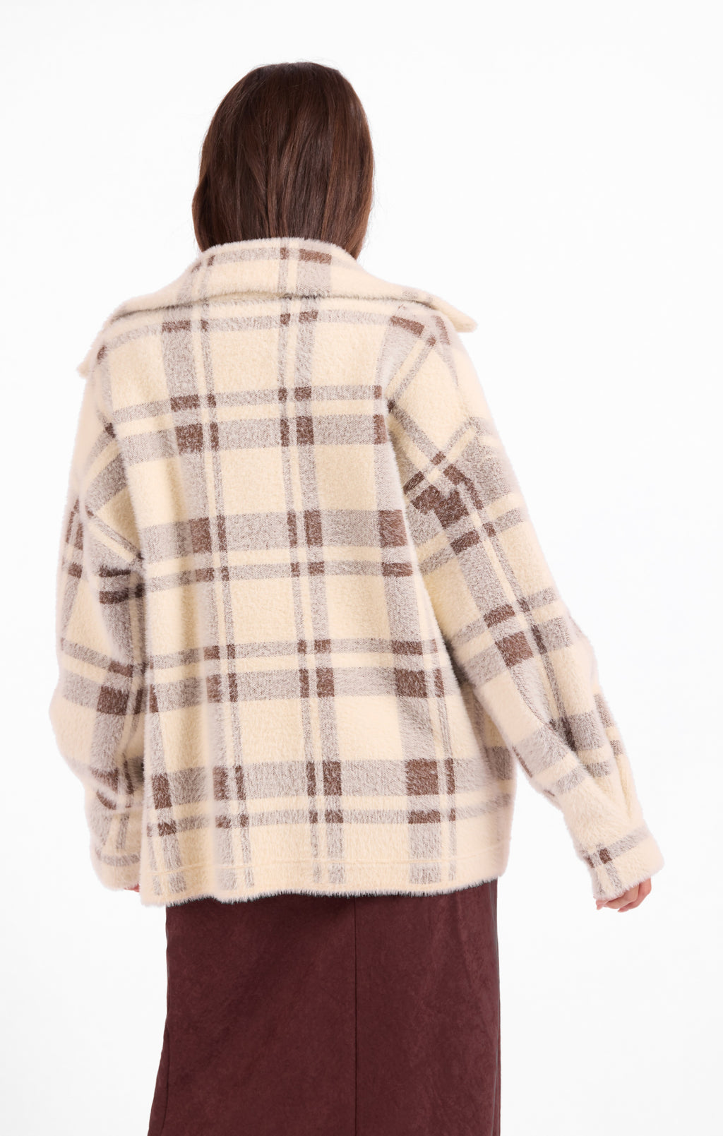 Lola Plaid Sweater Jacket