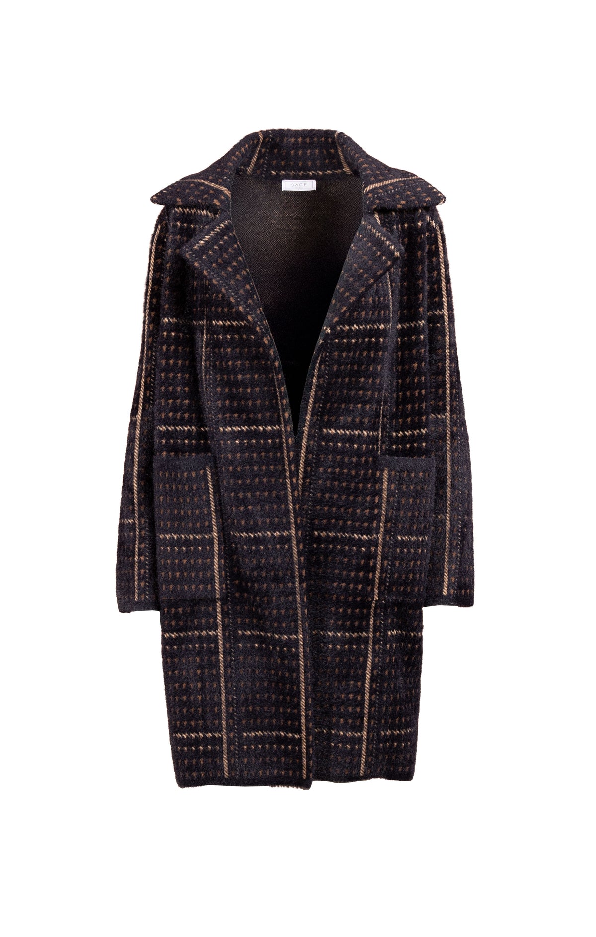 Marceau Houndstooth Coat