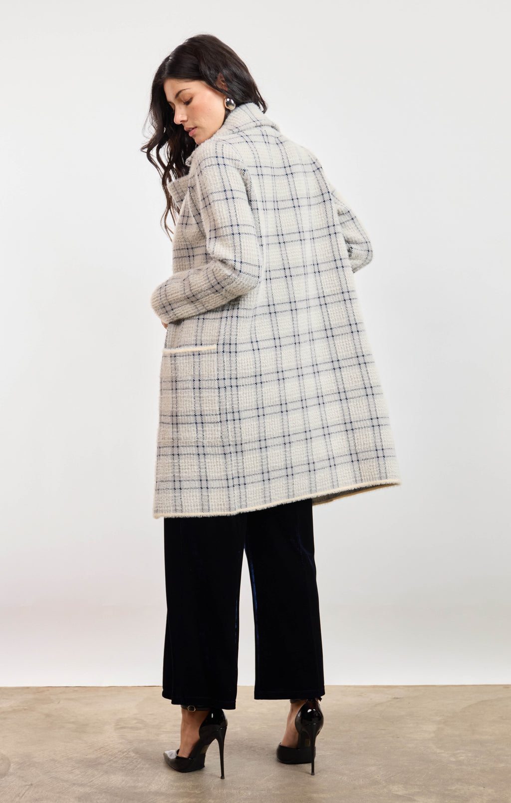 Marlo Plaid Coat