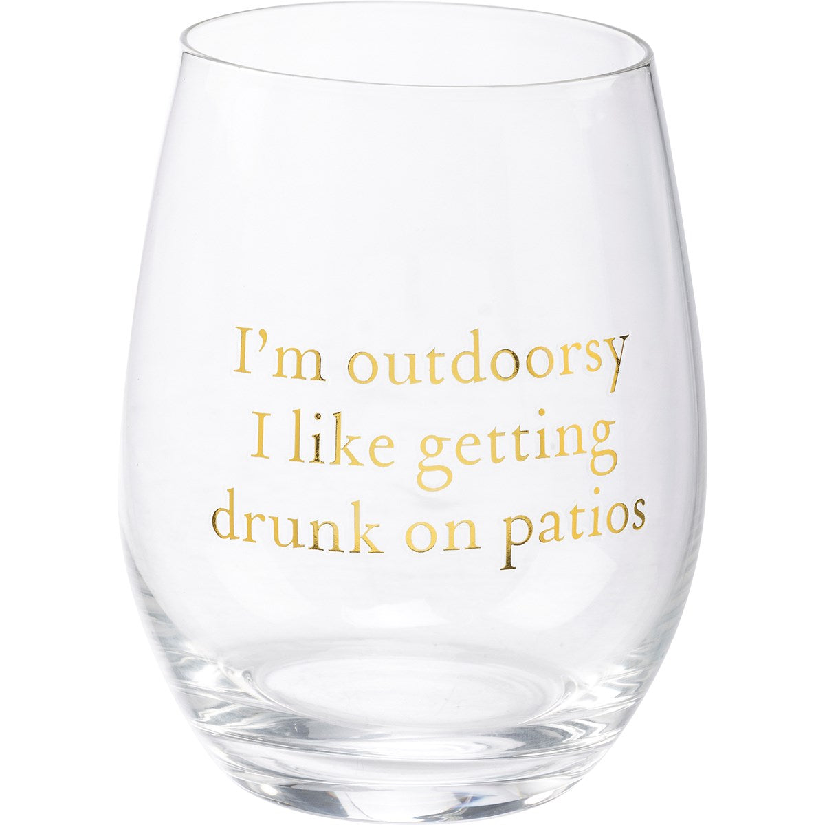 Wine Glass with Sayings