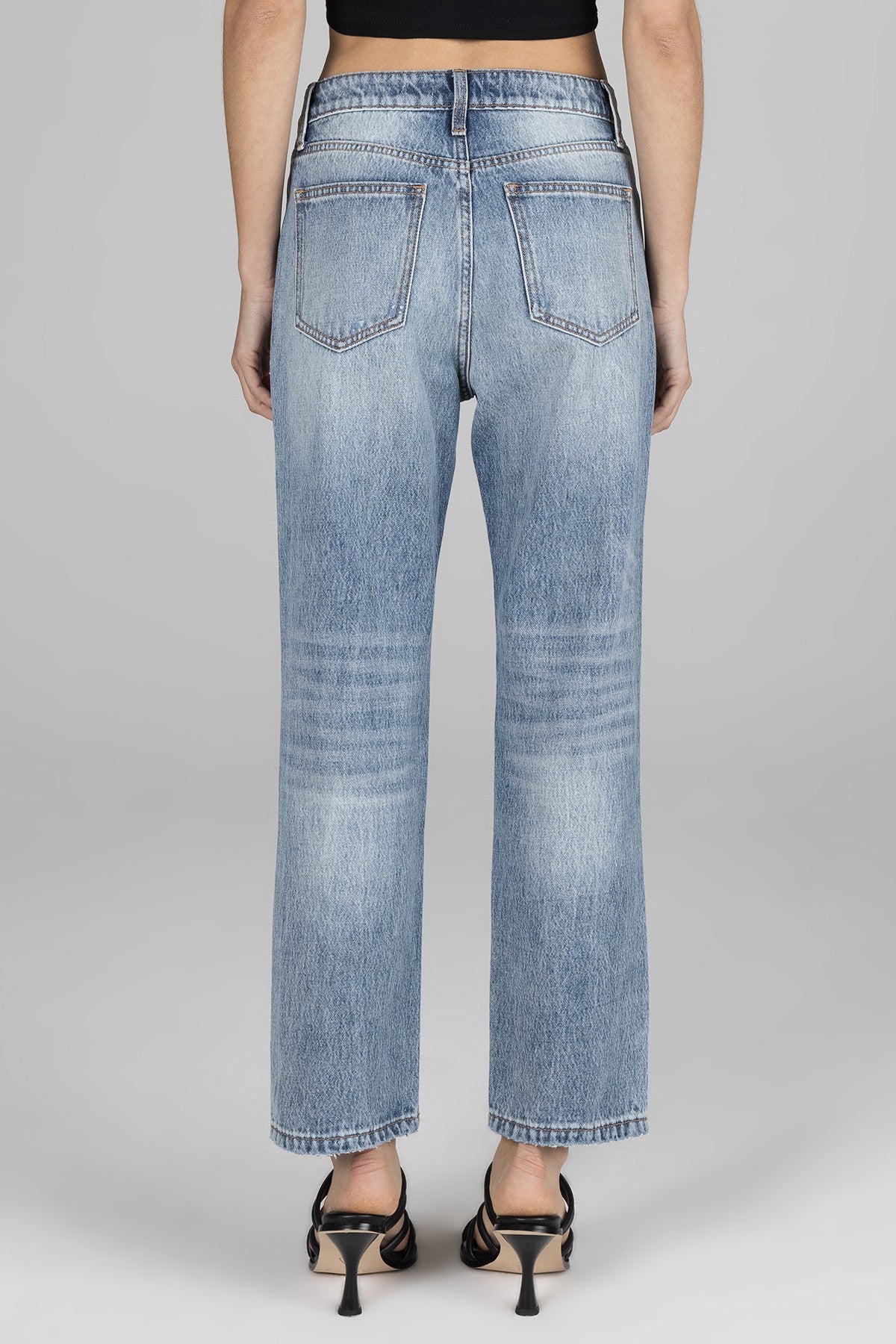 Super High Rise Ankle Straight