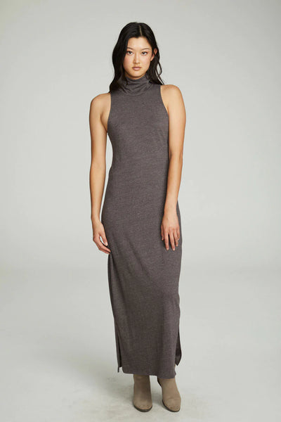 Turtle Neck Maxi Dress