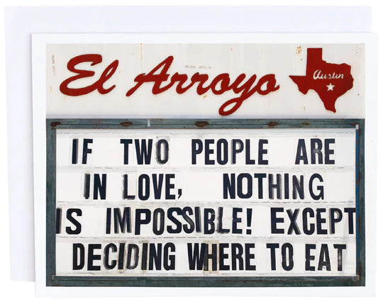 El Arroyo Greeting Card
