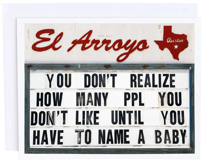 El Arroyo Greeting Card