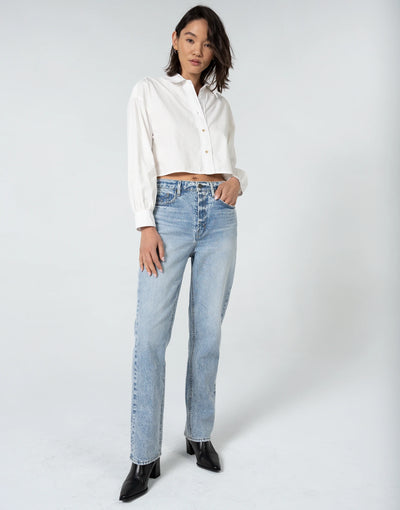 Willa Super High Waist Mom Fit Straight Leg
