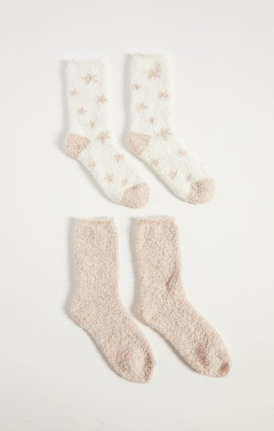 2-Pack Cozy Plush Socks